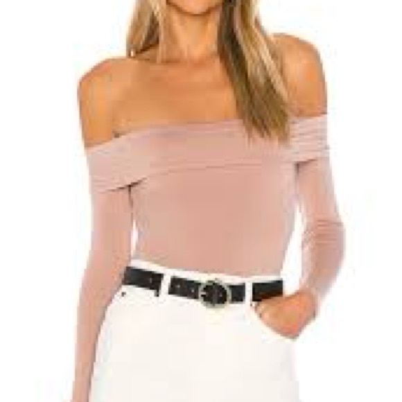 Revolve privacy please ribbed new without tags bodysuit size small - Picture 1 of 3